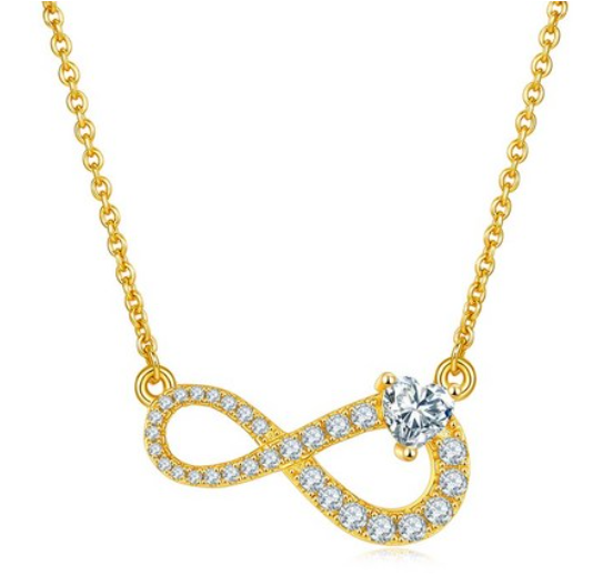 목걸이 가벼운 여성 고급 패션쥬얼리 모이사나이트 목걸이 골