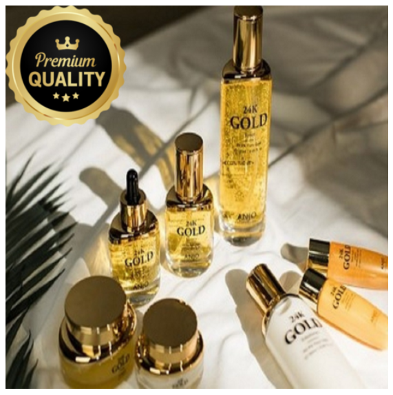 앙쥬24K골드 스킨케어 6종세트 사은품증정 [+2종 총8종세트+고급케이스백] 명품선물