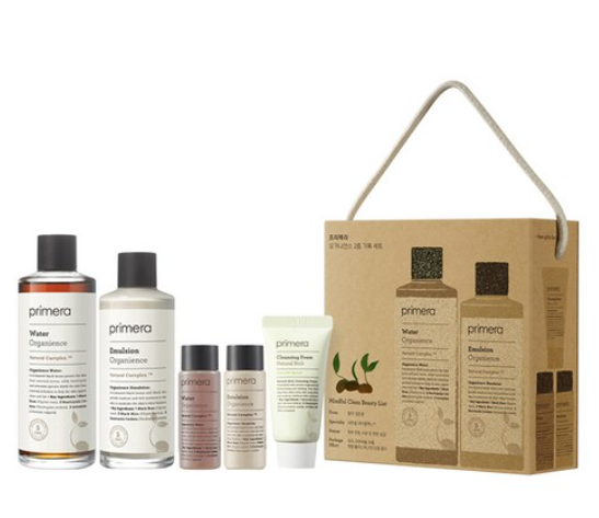 프리메라 오가니언스 기초 화장품 2종
