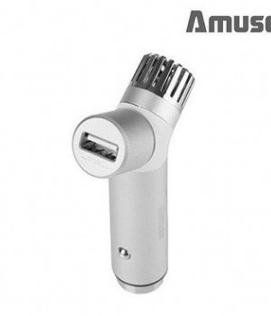 [어뮤즈] 2in1 차량용 고속충전 및 공기정화기 NCG-06